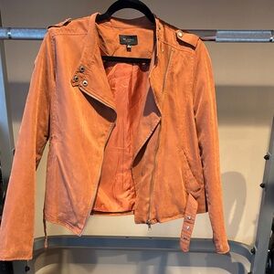 Be Cool NYC Women's Rust Leather Jacket